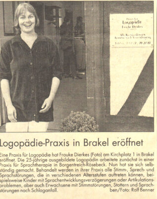Logopädie-Praxis in Brakel eröffnet